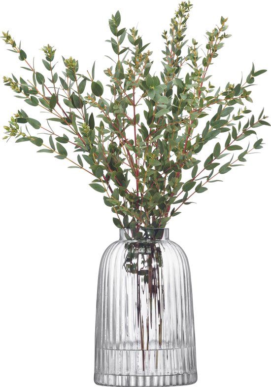 LSA Pleat Vaas - Glas - 20 cm - Transparant