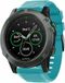 Strap-it Garmin Fenix 5x / 6x siliconen bandje - lichtblauw
