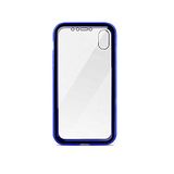 Mooov 686944 hardcase beschermhoes voor iPhone XR, 360 graden magnetisch, blauw