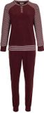Pastunette Pyjamaset - Katoen/Polyester - Badstof - Bordeaux - Maat 36