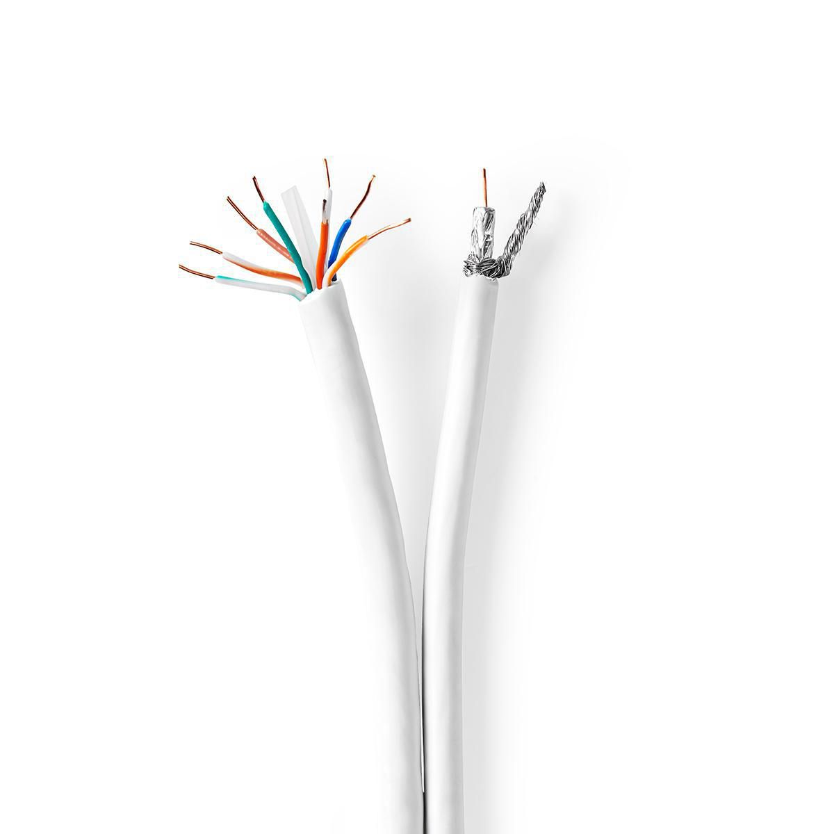 Nedis IEC (Coax) CAT6 Combikabel - 25m