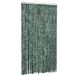 Rideau anti-mouches 118x220 cm chenille vert et blanc