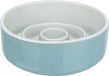 Trixie Slow Feeding Voerbak Keramiek Grijs/Blauw 17 cm 900 ML