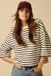 Sissy-Boy Witte gestreepte sweater