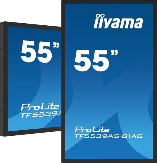iiyama TF5539AS-B1AG 54.6" 4K Ultra HD LED Zwart Touchscreen