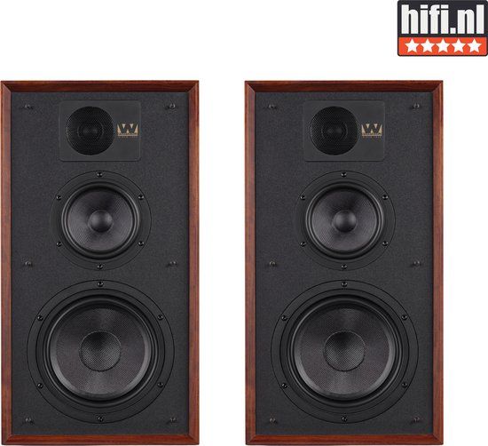Wharfedale Linton Heritage Speaker - Mahogany Red (Pair)