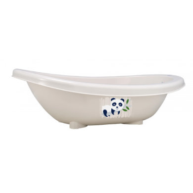 Rotho Babydesign Baby design Badkuip Bio-Line creme wit met Druck Panda . - Wit