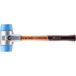 Halder SIMPLEX-hamer met aluminium behuizing en houten steel, Ø 60, TPE-soft