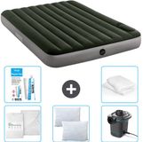 Intex Luchtbed - 2-Persoons - 152 x 203 x 25 cm - Groen