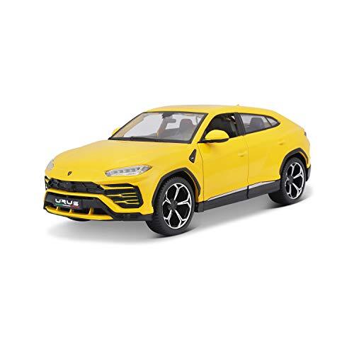 Bauer Spielwaren Maisto Lamborghini Urus: modelauto op schaal 1:24, deuren om te openen, 20 cm, geel (531519Y)