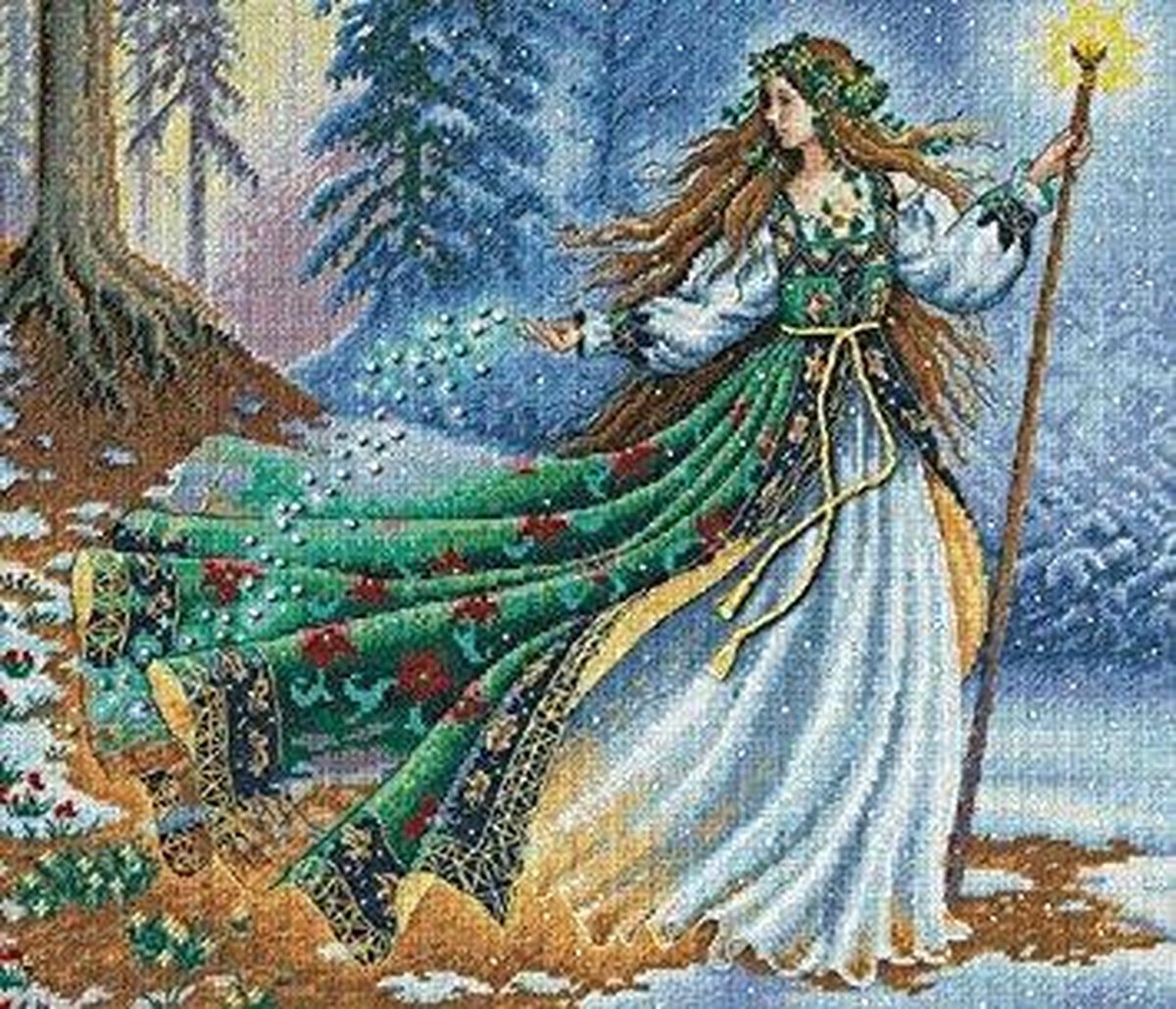 Dimensions Borduurpakket woodland enchantress 35173