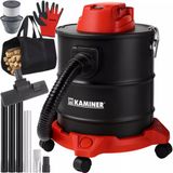 Kaminer Hittebestendige As- en Pelletkachel Stofzuiger 20L – 1600W – Zakloos – HEPA Dubbel Filter – Blaasfunctie – Voor Haard, Grill & Ovenresten