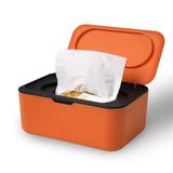 Cheerhom Vochtige doekjes voor baby's, lade voor vochtige doekjes met deksel, vochtige toiletpapierdoos zwart, natte papierdoos voor slaapkamer, auto en kantoor