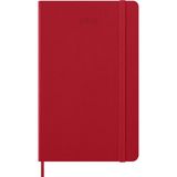 Moleskine 2026 Weekly Large Hard Cover Agenda - Red