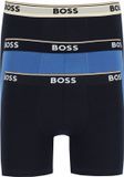HUGO BOSS Power boxer briefs (3-pack) - heren boxers normale lengte - midden en donkerblauw