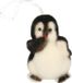 Decoris Kaemingk B.V. 1x Kersthangers figuurtjes pinguins 9 cm - Pinguin/vogel thema kerstboomhangers