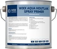 Wixx Aqua Houtlak Spray Primer - 1L - RAL 9002 | Grijswit