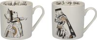 V&A Alice in Wonderland Mokken, Set van 2 Stuks, Porselein, 0.35 L