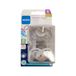 MAM Perfect fopspeen voor baby's vanaf 16 maanden, neutraal glanzend, 2 | Lichtgevend in het donker met extra dunne en flexibele speen van Skin Soft Silicone, met zelfsteriliserende doos