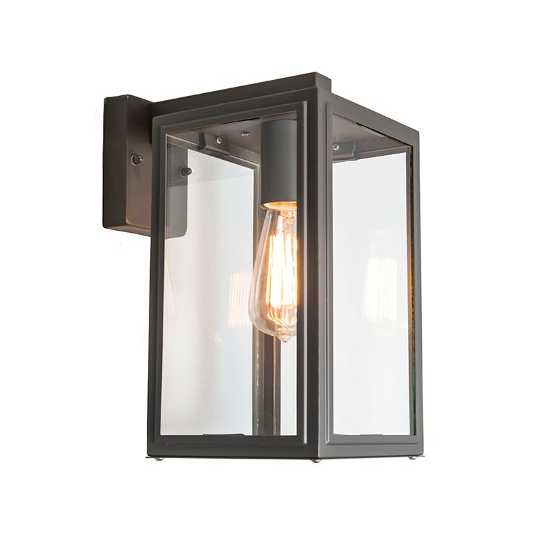 QAZQA Buitenlamp Sutton Down donkergrijs