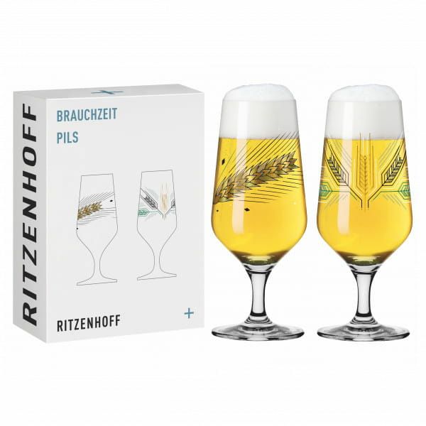 Ritzenhoff Brauchzeit Beer Glass - 374 ml - Set of 2