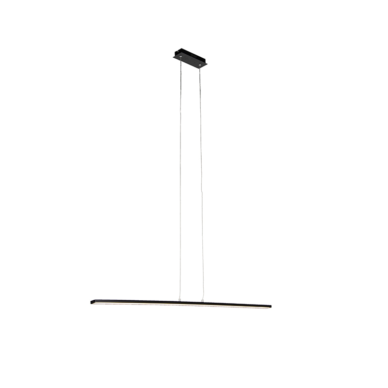 QAZQA Moderne hanglamp LED 120cm zwart - Banda