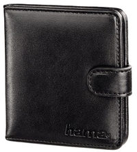Hama Vegas Memory Card Case - Black - Kunstleer