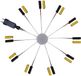 Anna's Collection Remplacements de piles - pour 2 piles AAA - 10 appareils - Éliminateur de piles - adaptateur de piles