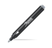 Sharpie Creative Marker Acrylverfmarkers | Ronde punt | Verfmarkers op waterbasis | Inkt loopt niet door en geschikt voor de meeste oppervlakken | Gris froid | 6 pièces