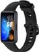 By Qubix - Siliconen bandje met gesp - Zwart - geschikt voor Huawei Band 10 / 9 / 8