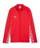 PUMA teamLIGA26 Trainingsjack Jr, 128, Rood Wit Rood