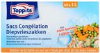 Toppits Diepvrieszakjes 1 liter - 3 x 40 stuks - Voordeelverpakking