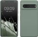 kwmobile telefoonhoesje geschikt voor Google Pixel 7 - Hoesje met siliconen coating - Smartphone case in Regenwashed groen