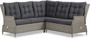 Garden Collections New Castle 5-persoons hoek loungeset - Wicker - Grijs-antraciet