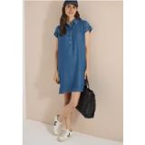 cecil Denim-look knielange jurk
