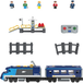 LUPILU Ensemble de blocs de construction avec train télécommandé (Train de passagers)