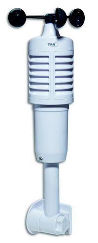 TFA 30.3801.02 Émetteur de station météo Noir, Blanc Sans fil