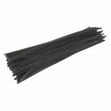 Colorations Fil chenille noir matériel de bricolage 100 pièces créatif