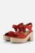 Cellini Sandalen rood Canvas - Maat 38