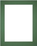 yd. Passe-Partout Fotomaat 10x15 cm - Lijstmaat 20x25 cm - Vert Forêt - Museumkarton