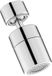 Sans marque Rotatif Argenté 360° Robinet d'eau Accessoire