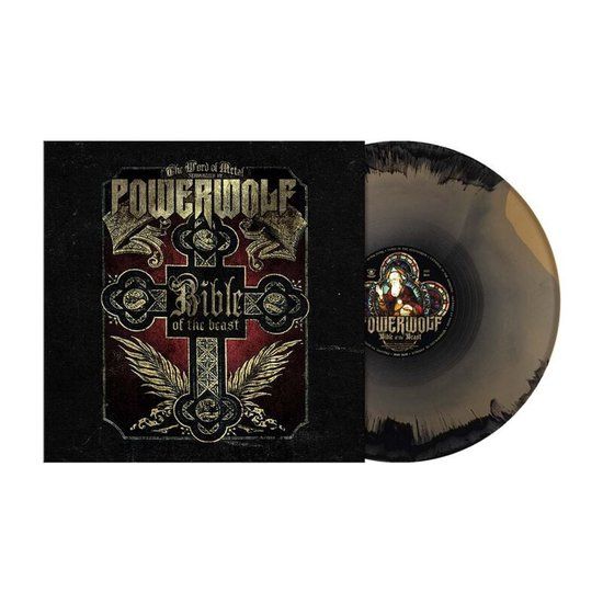 Powerwolf Bible of the Beast (gold & black corona vinyl)