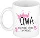 Bellatio Decorations Koffie/Thee Mok voor Oma