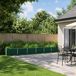 vidaXL Verhoogde Tuinbak Groen 600 x 40 x 55 cm Gegalvaniseerd staal