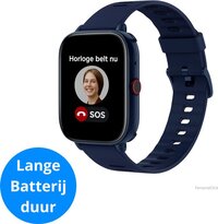 PersonalClick SOS Alarm Horloge voor Ouderen met Valdetectie - Blauw