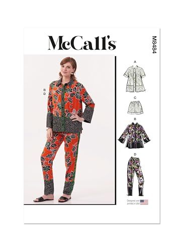 MCCALLS M8484A Misses' Pyjama Pattern - Sizes XS-XXL