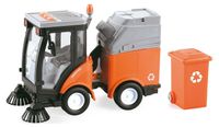 Camion de nettoyage jouet - Échelle 1:16 - Lumière et son - Bac à ordures amovible