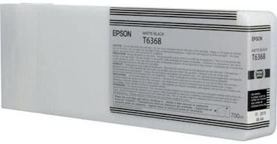 Epson T6368 - Inktcartridge / Mat Zwart black 700ml