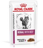 Royal Canin Veterinary Diet Royal Canin Renal Rundvlees Kattenvoer 4 X 12 X 85 g