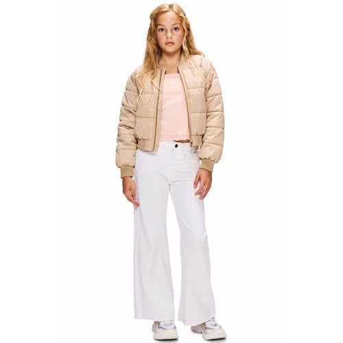 Retour Jeans gewatteerde jas zand